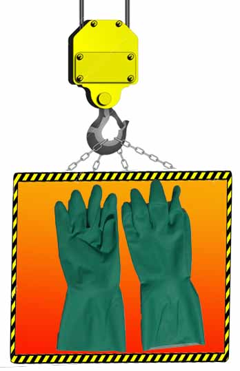 G002
 - Nitrile glove anti-acid
