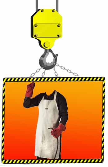 U012 - 
apron leather chrom
