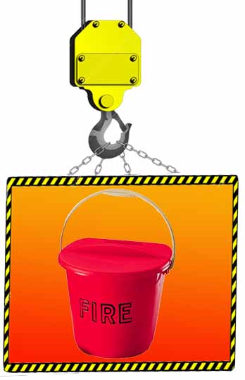 F011 - 
Fire bucket
